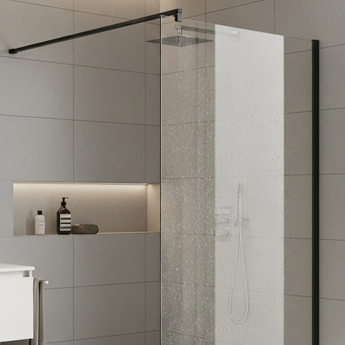 Mampara de ducha fija Instalación de mamparas de baño fijas en Valencia